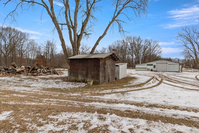 42891 Bemis Rd, Sumpter, MI 48111 - exterior space featuring a garage