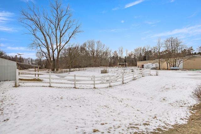 42891 Bemis Rd, Sumpter, MI 48111 - view of yard covered in snow