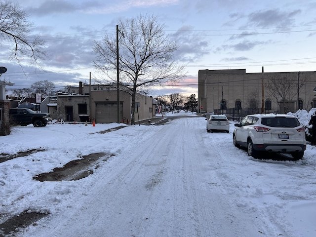 view of road