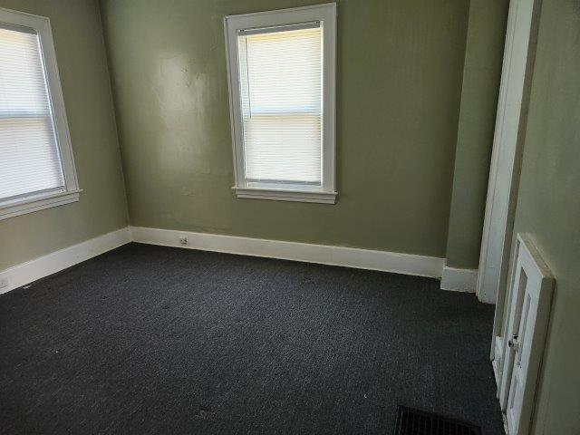 view of spare room