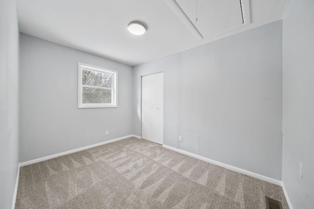 empty room with carpet floors