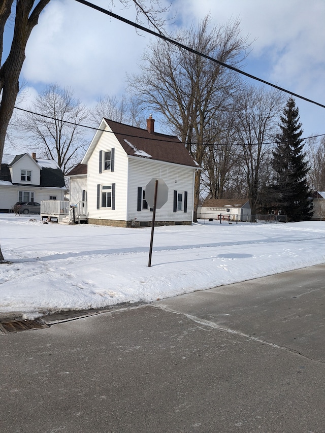 view of front of home