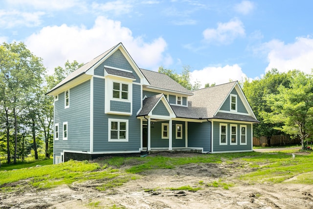 view of front of home with a porch