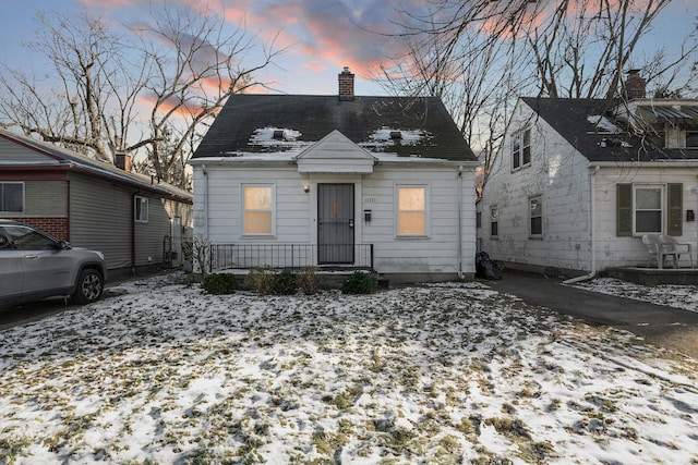 view of front of home