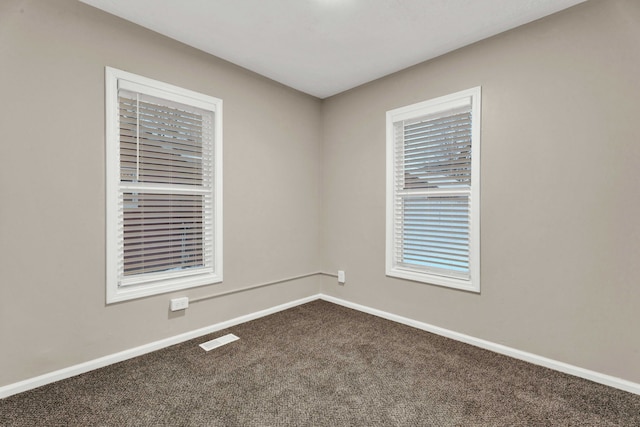 empty room with carpet floors