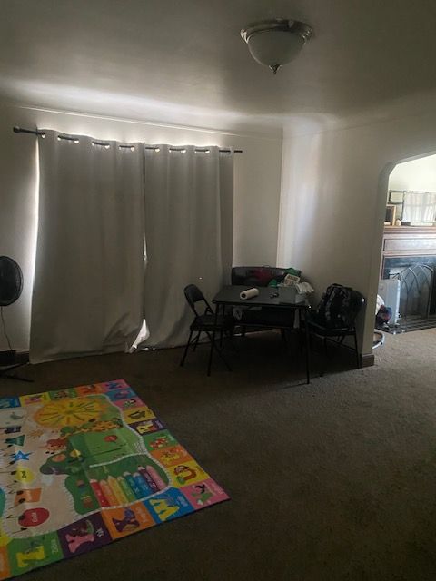 playroom featuring carpet flooring