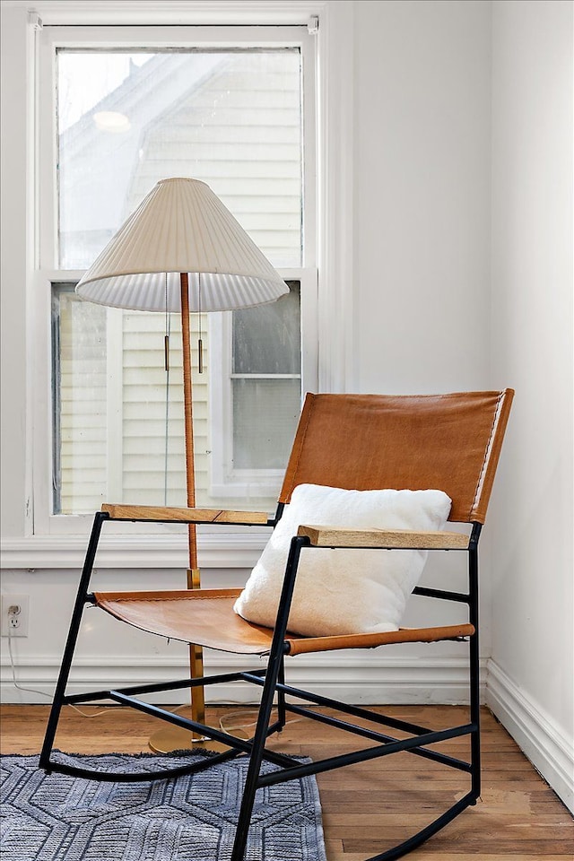 unfurnished room featuring hardwood / wood-style floors