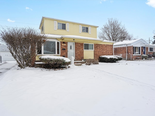 view of front of property