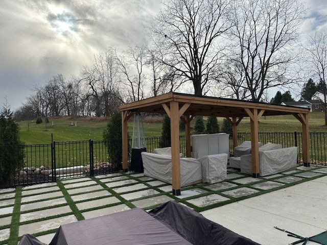 wooden deck featuring a patio