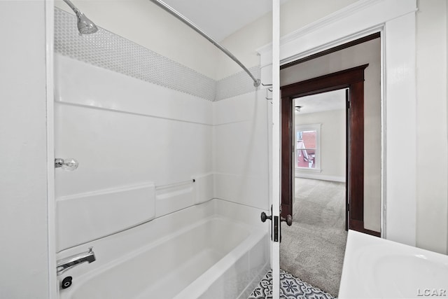 bathroom with shower / bathtub combination