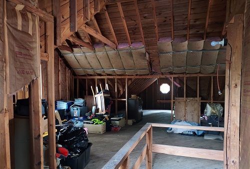 16146 Chapel St, Detroit, MI 48219 - view of unfinished attic