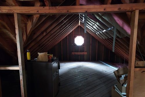 16146 Chapel St, Detroit, MI 48219 - view of unfinished attic