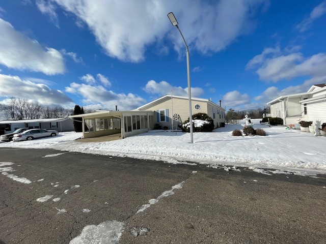 view of manufactured / mobile home