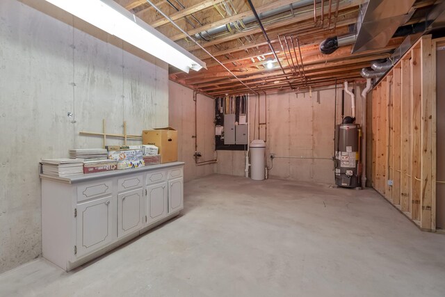 310 Sycamore St, Litchfield, MI 49252 - unfinished below grade area featuring water heater