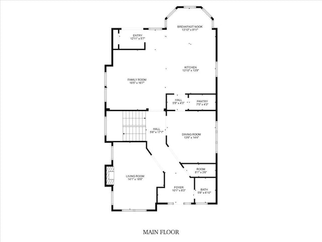 1419 Henrietta St, Birmingham, MI 48009 - floor plan