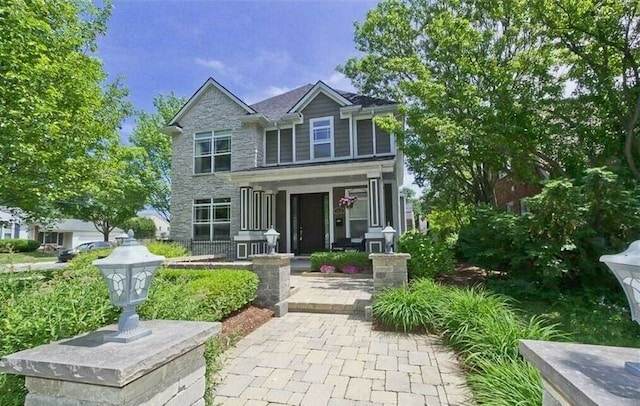 1419 Henrietta St, Birmingham, MI 48009 - view of front of house featuring stone siding