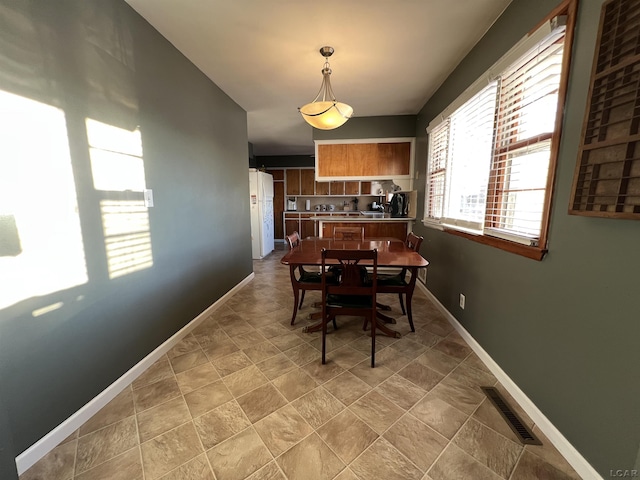 view of dining area