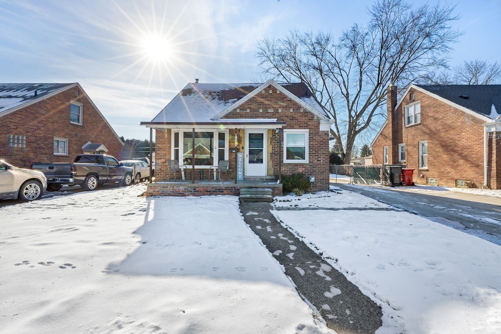 view of front of home