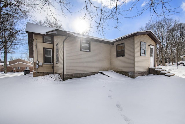 exterior space with central AC unit