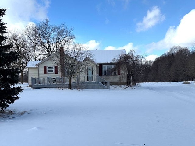 view of front of home