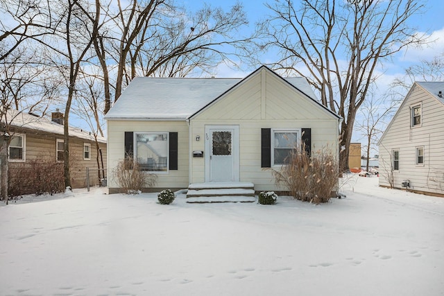 view of bungalow