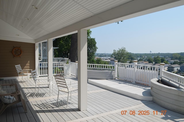 1511 Bernice Ave, Saint Joseph, MI 49085 - view of wooden terrace
