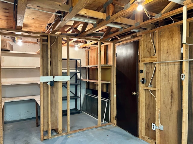 view of storage room