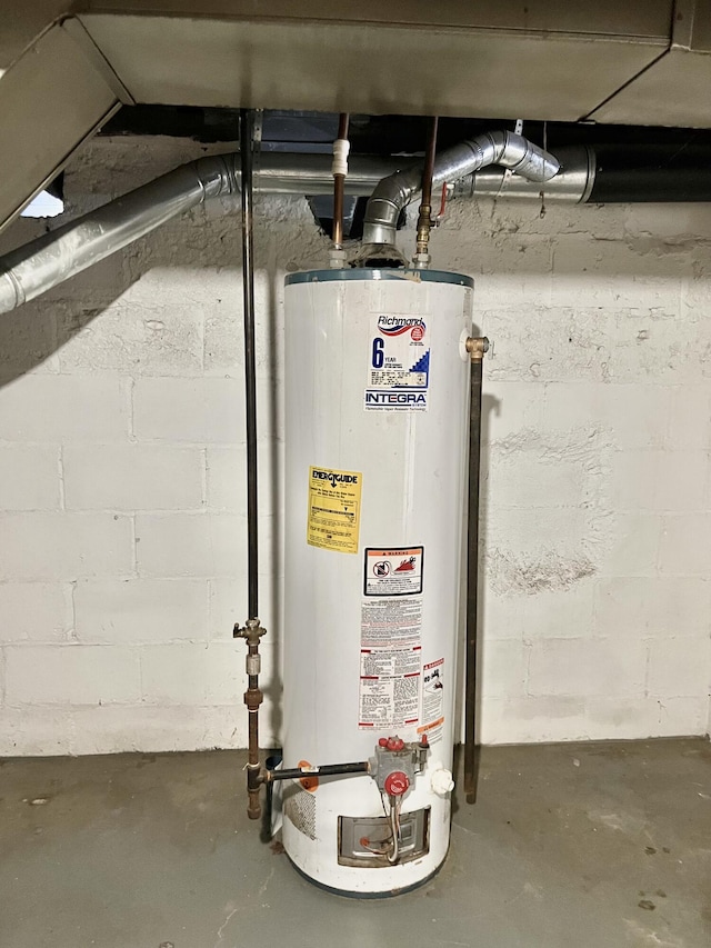 utilities featuring water heater