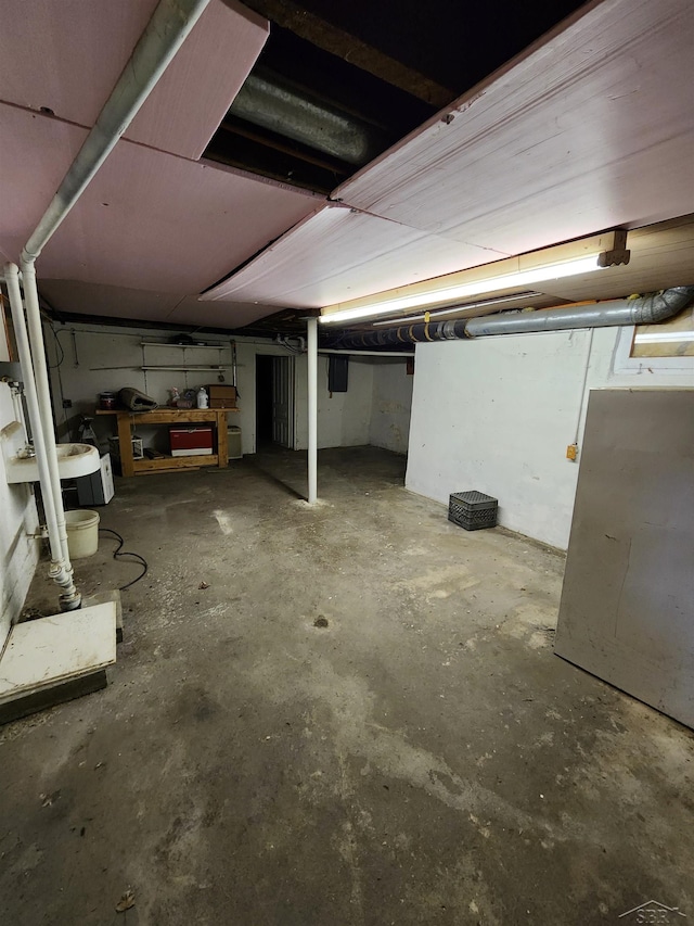 1454 Vermont St, Saginaw, MI 48602 - view of unfinished below grade area