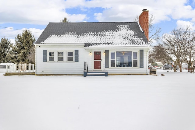 view of front of home