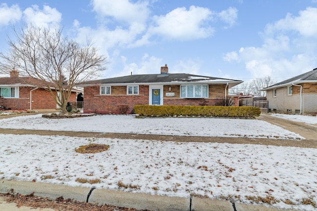 view of front of home