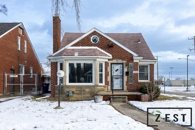 view of bungalow-style house