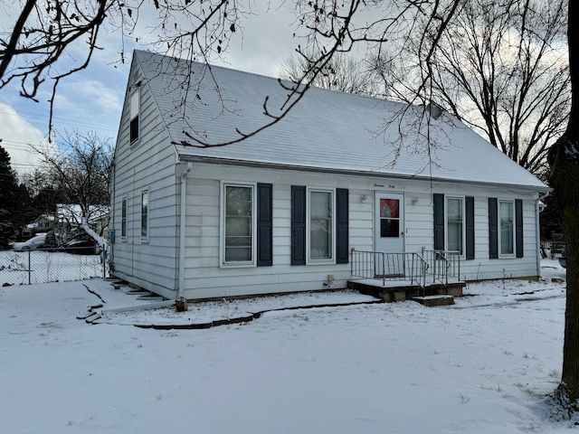 view of front of house