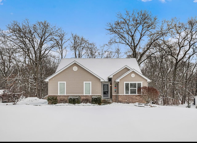 view of ranch-style home