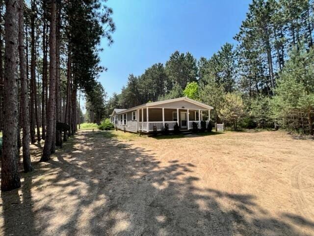 view of front of house with covered porch