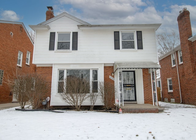 view of front of property