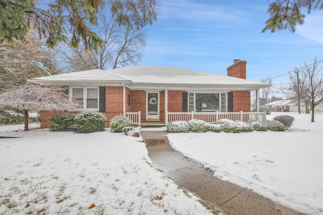 view of front of home