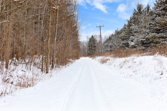 view of road