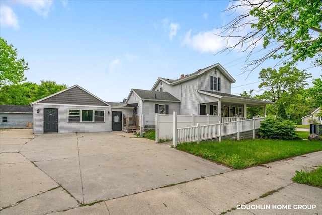502 W State St, Hastings, MI 49058 - view of front facade with covered porch