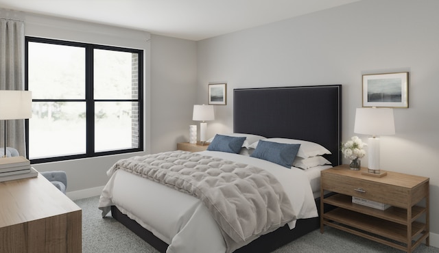 bedroom featuring carpet floors