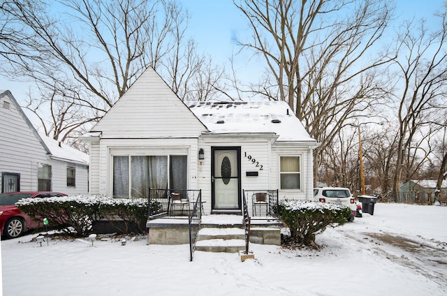 view of front of home