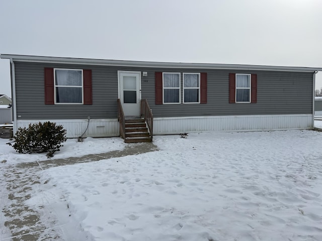 view of manufactured / mobile home