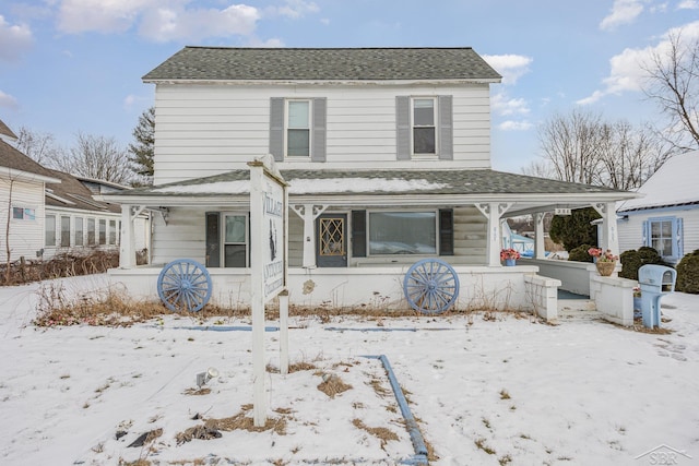 view of front of home