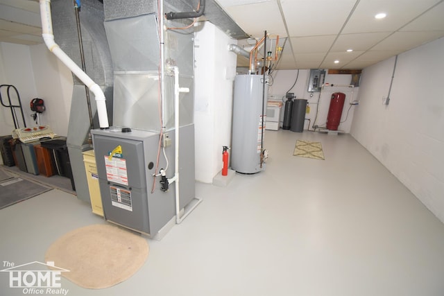 200 Elmwood Dr, Corunna, MI 48817 - utilities featuring heating unit and gas water heater