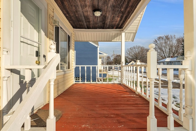 view of deck