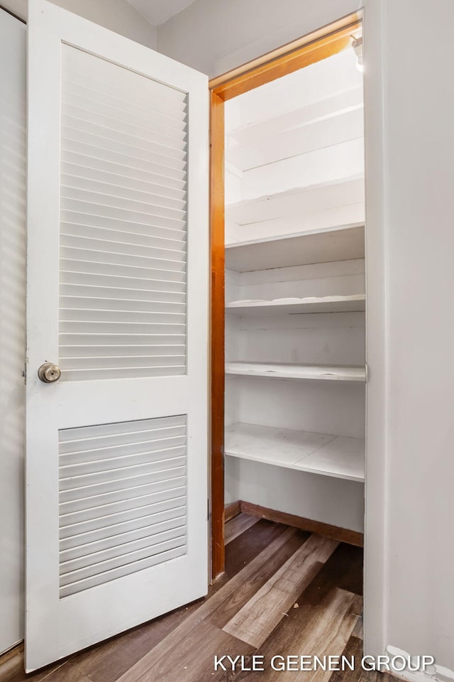 view of closet