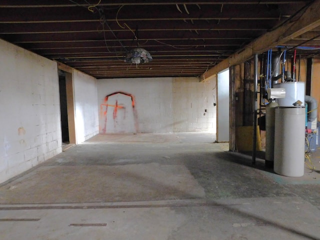 view of basement