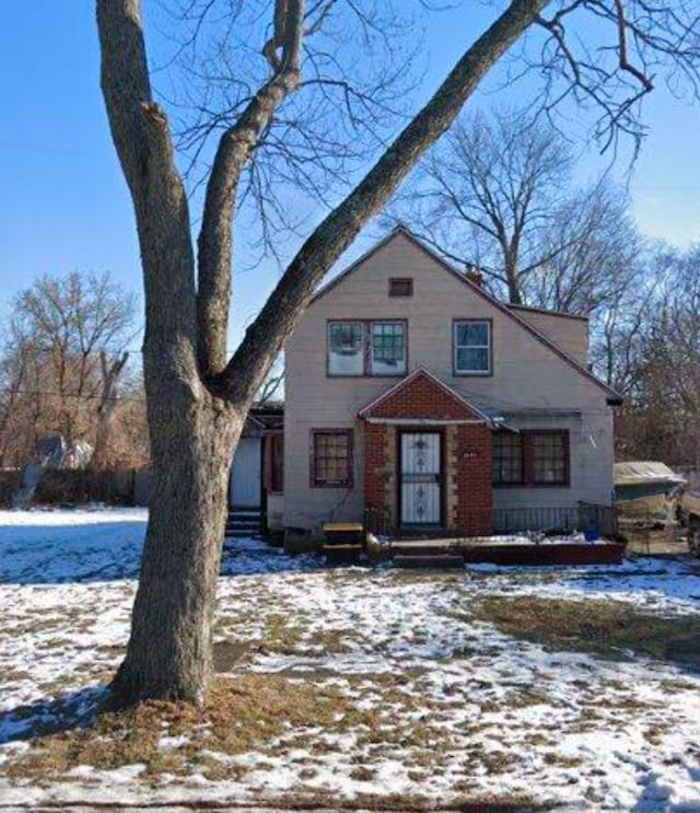 view of front of home