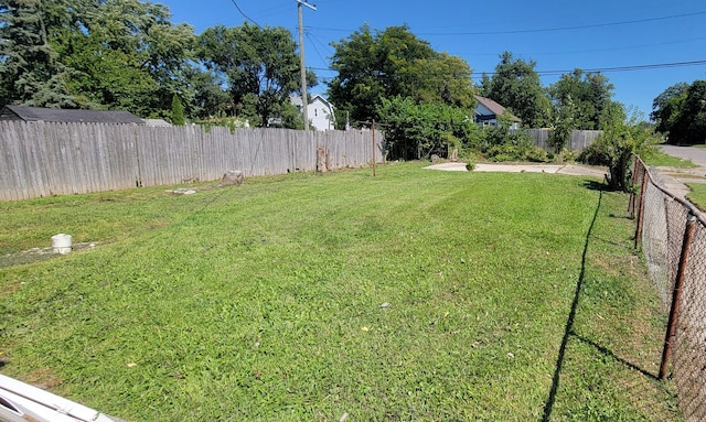 view of yard