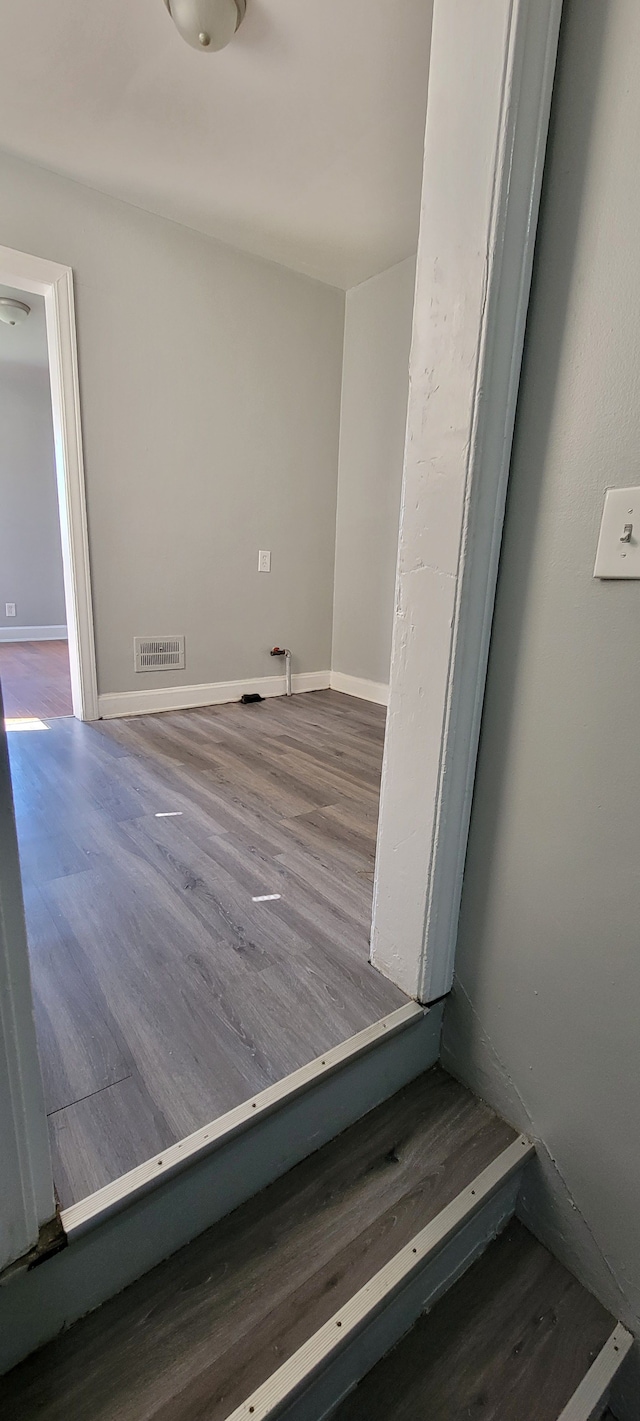 interior space featuring hardwood / wood-style flooring